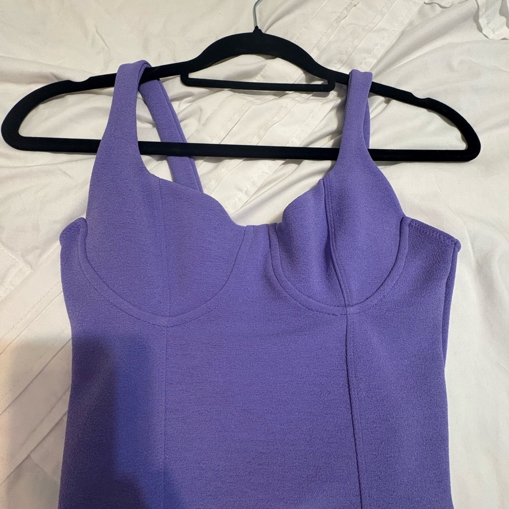 Zara Purple Tank Top with Sleek Design